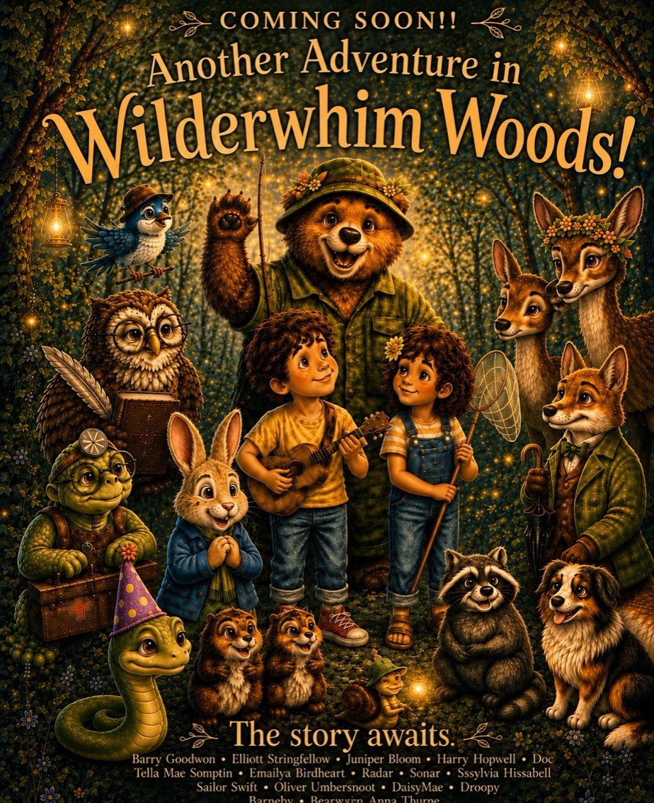 Another Adventure in Wilderwhim Woods — coming soon